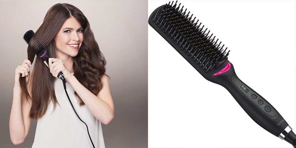 Hair Brush Straightener
