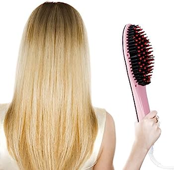 Achieve Sleek and Smooth Hair with the Magic of a Hair Brush Straightener!