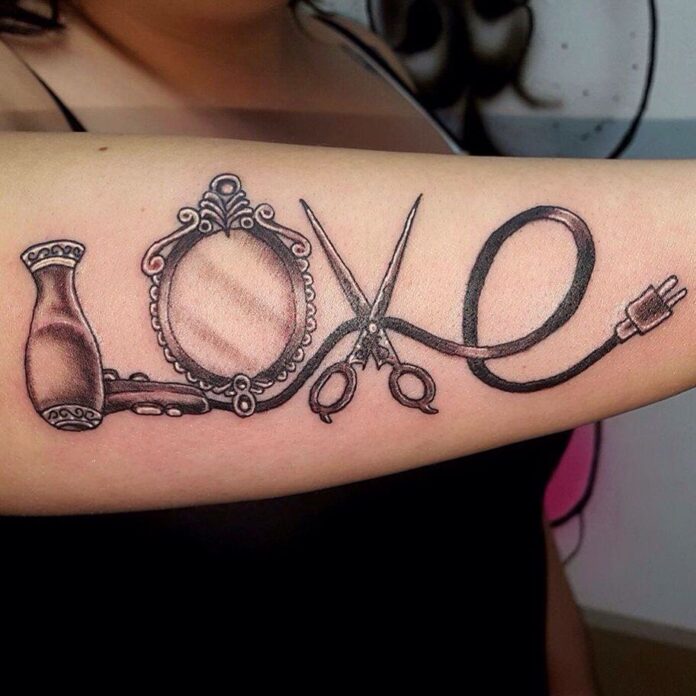 hairstylist tattoos