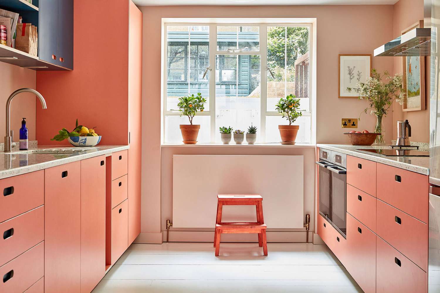 Peach kitchen cabinet colors